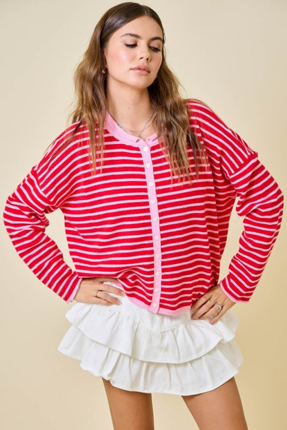 The Strawberries & Cream Cardigan