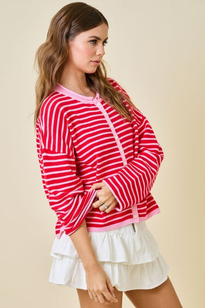 The Strawberries & Cream Cardigan
