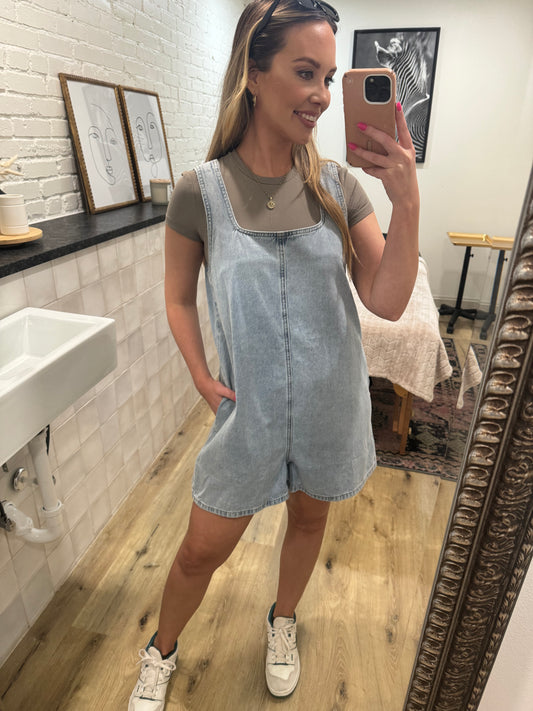 The Denim Romper