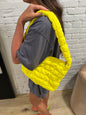Puffer Bag- Neon Yellow