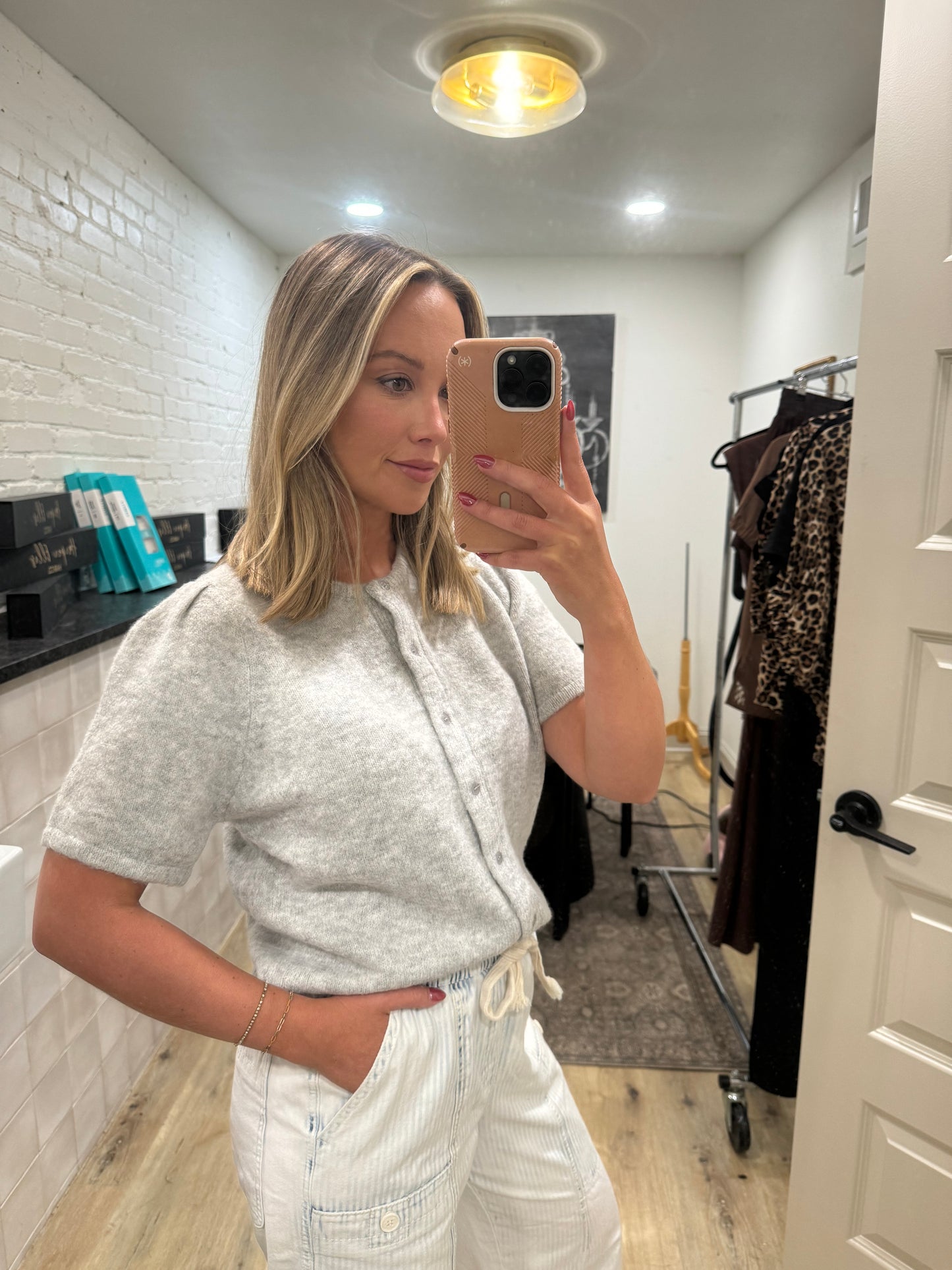 Payton Grey Cardigan Sweater