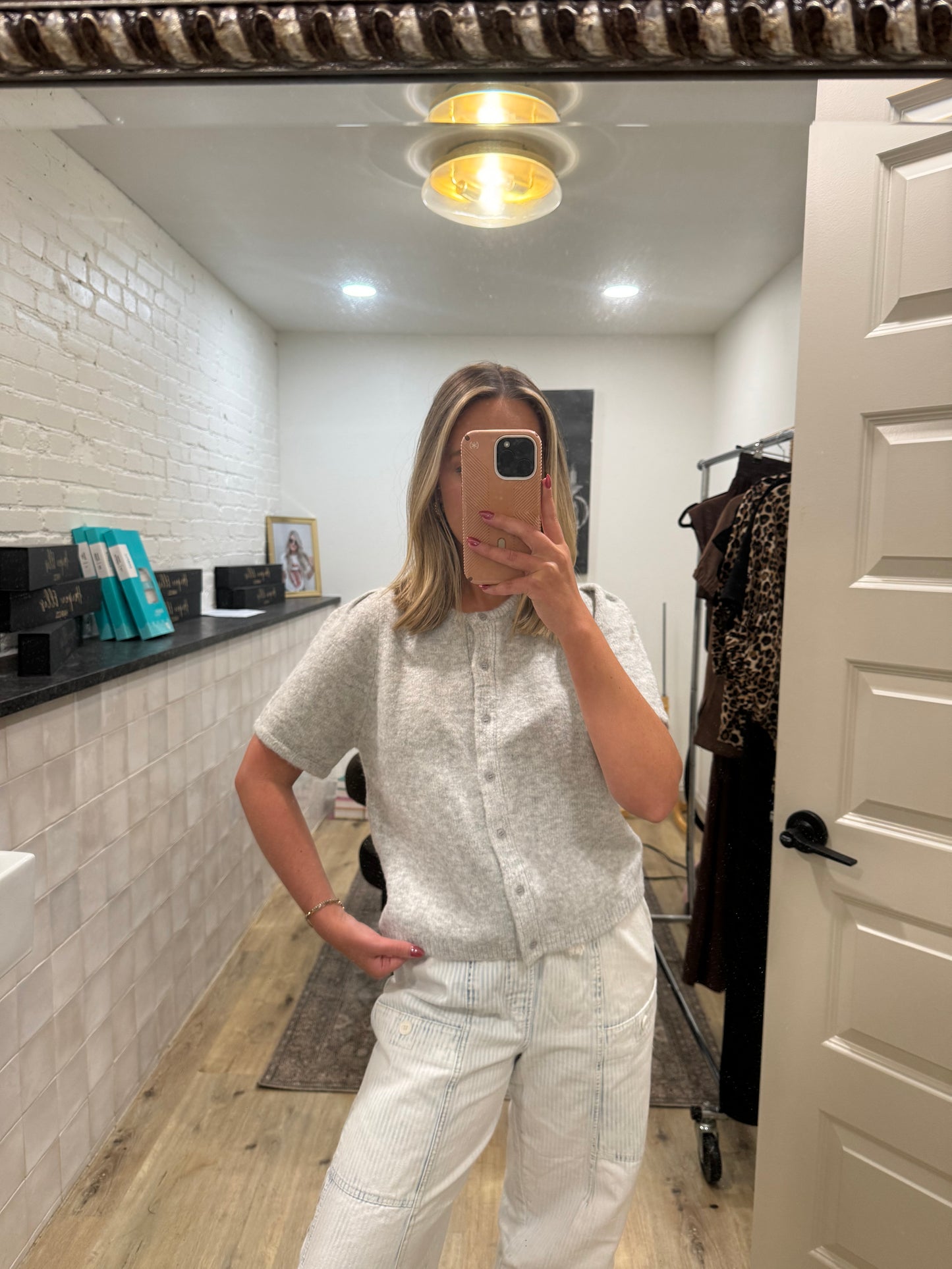 Payton Grey Cardigan Sweater