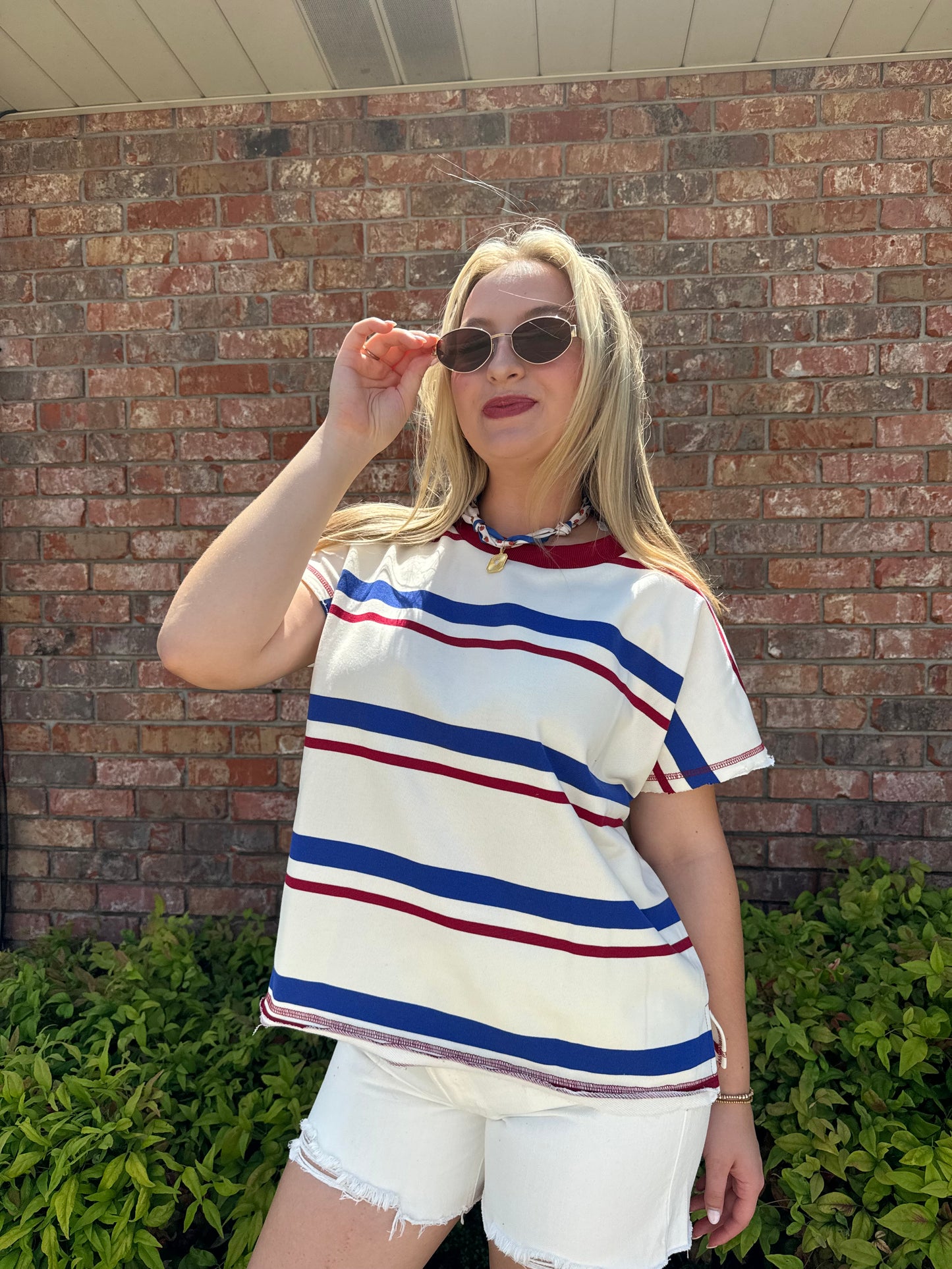 American Dream Striped Top