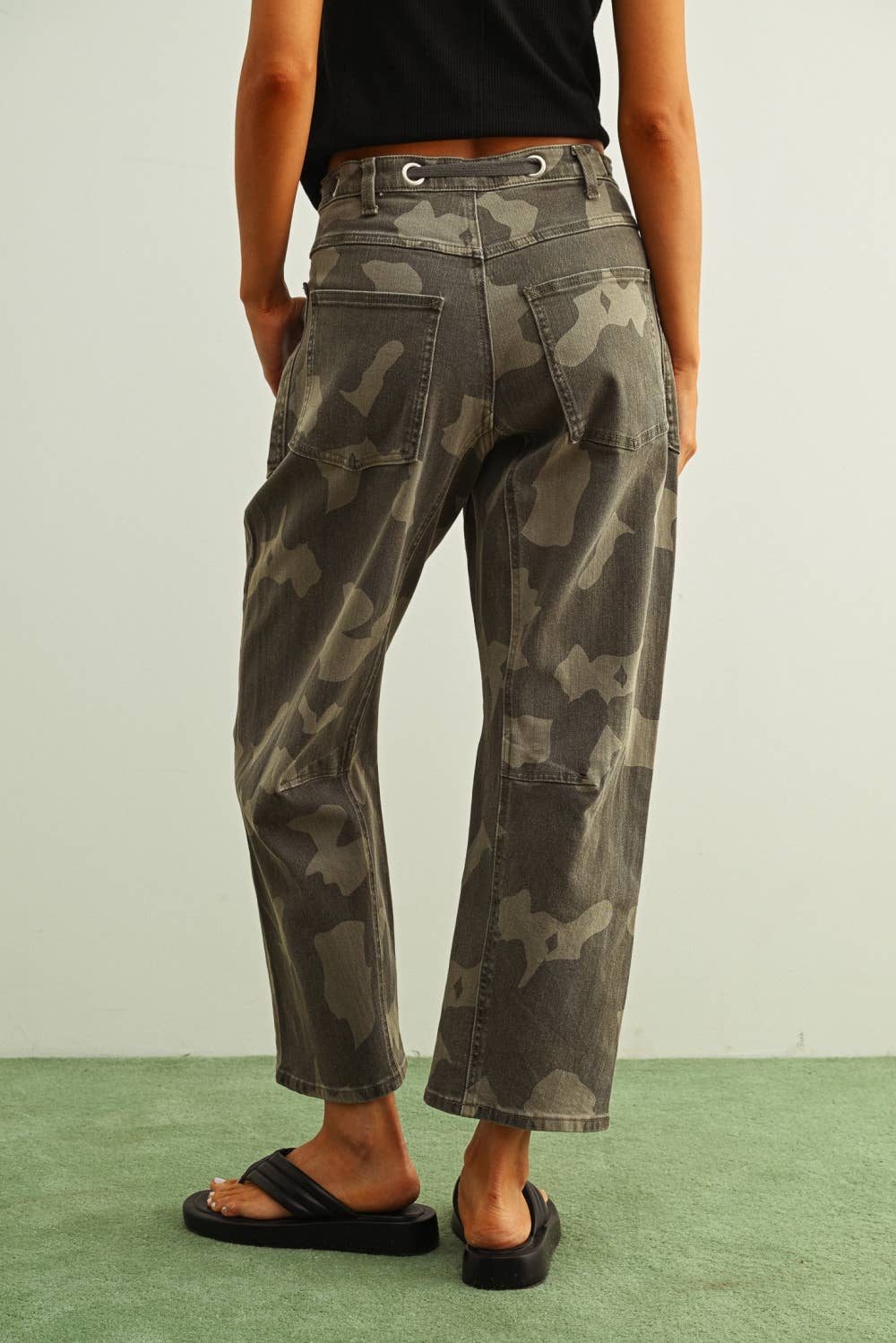 Camouflage Barrel Pants