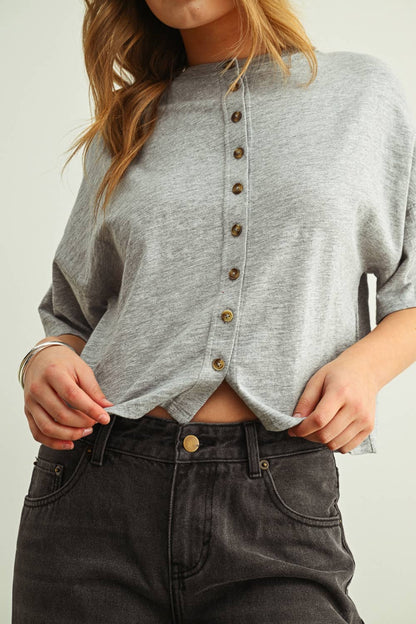 The Lynleigh Grey Tee