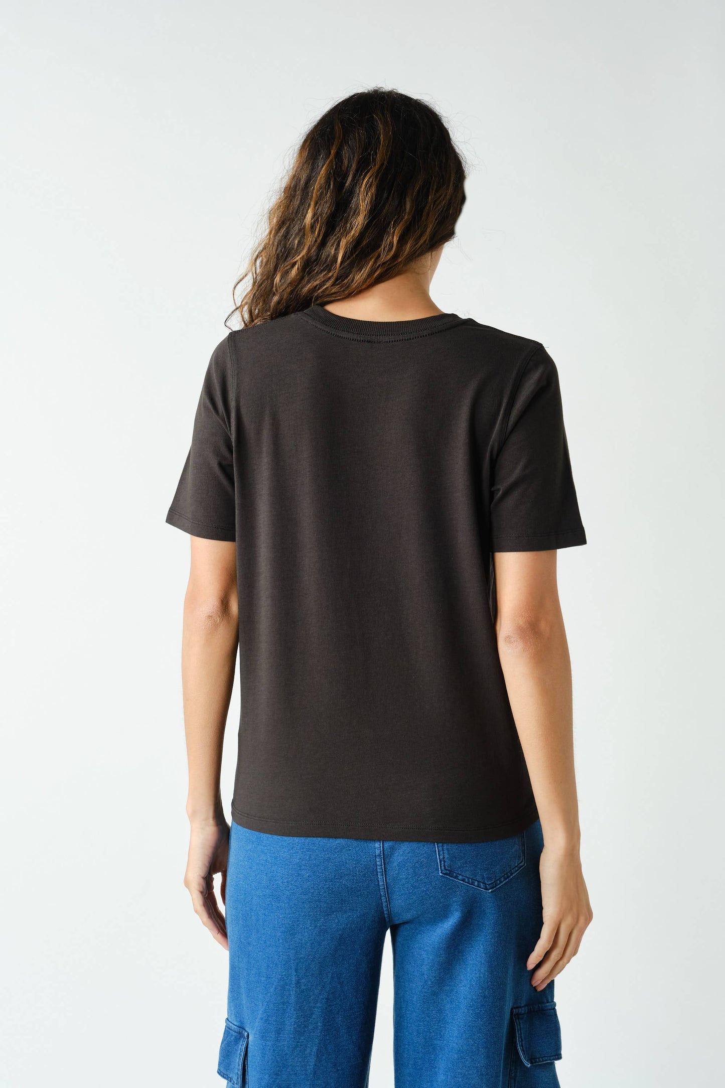 The Boxy Tee- Black