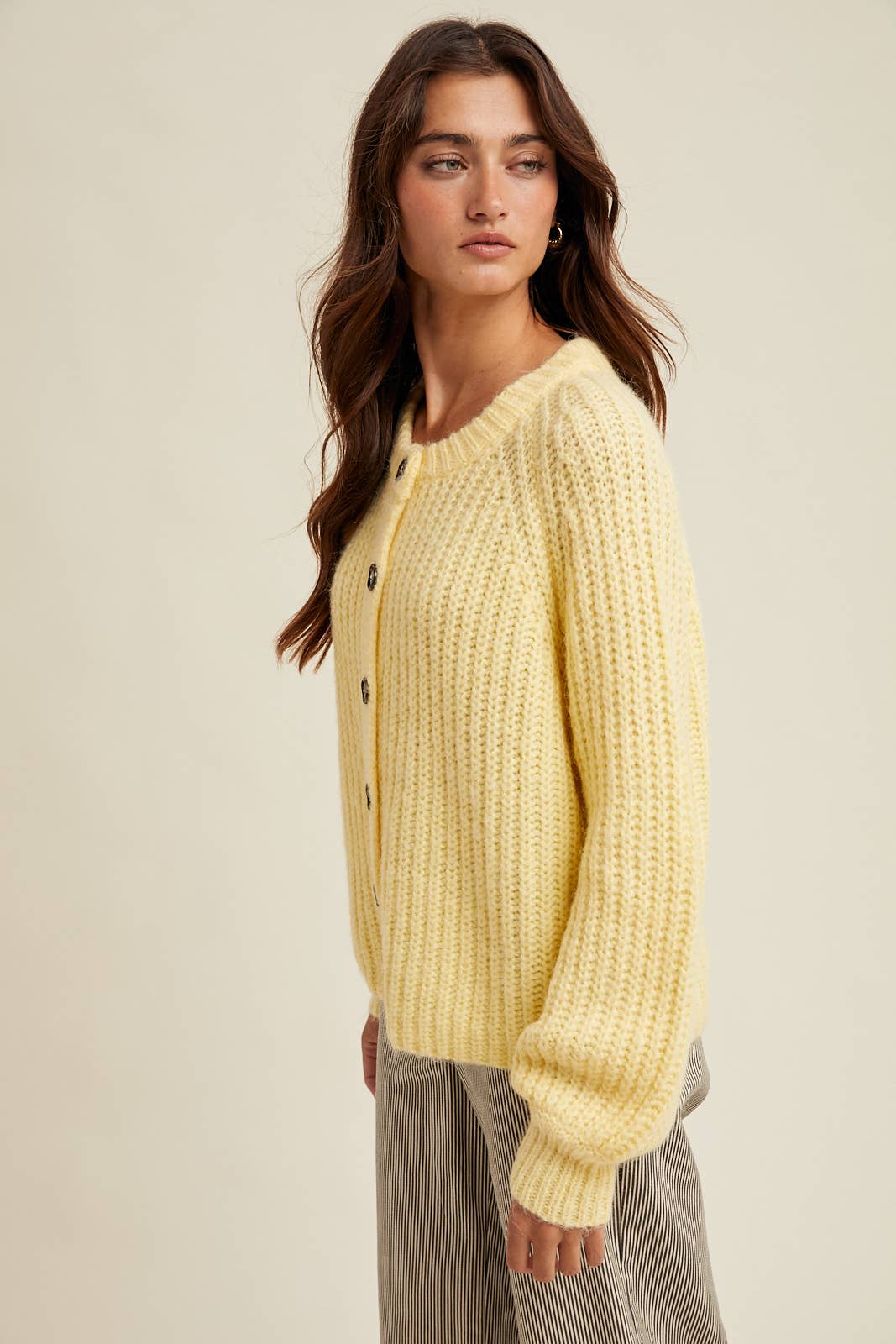 The Lemon Yellow Cardigan
