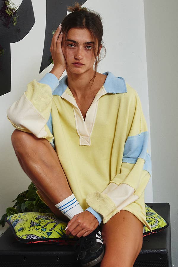 The Colorblock Pullover