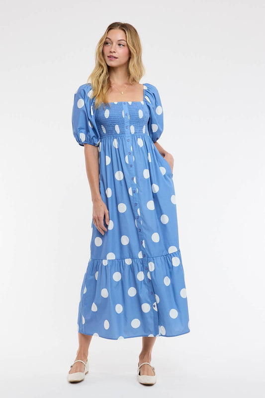 The Nova Polka Dot Dress