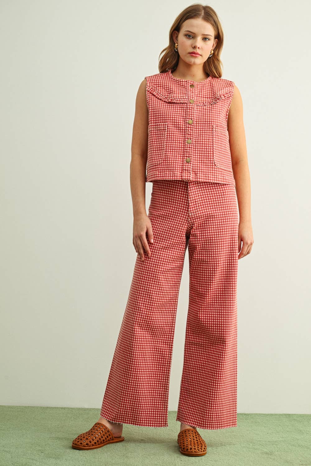 The Red Gingham Pants