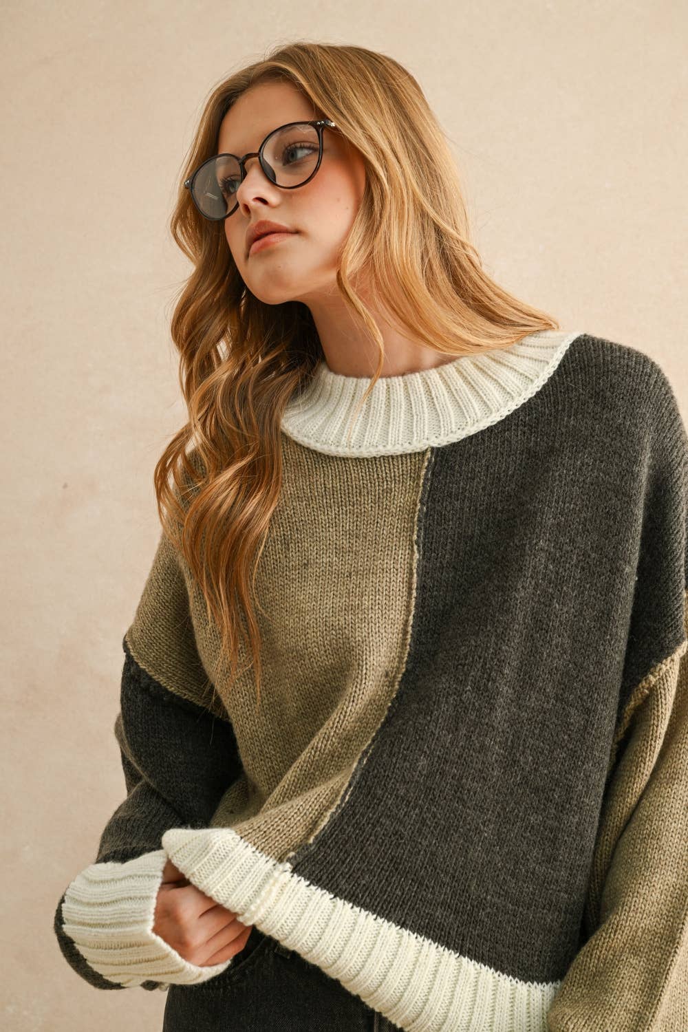 The Color Block Sweater