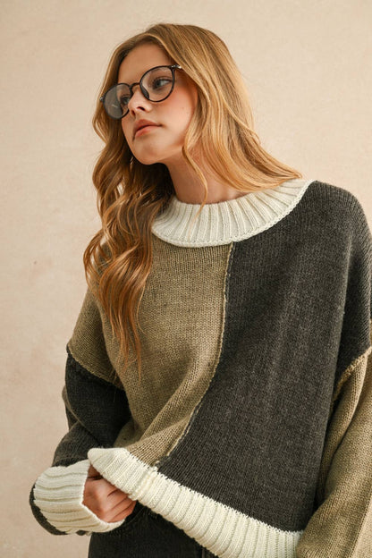 The Color Block Sweater