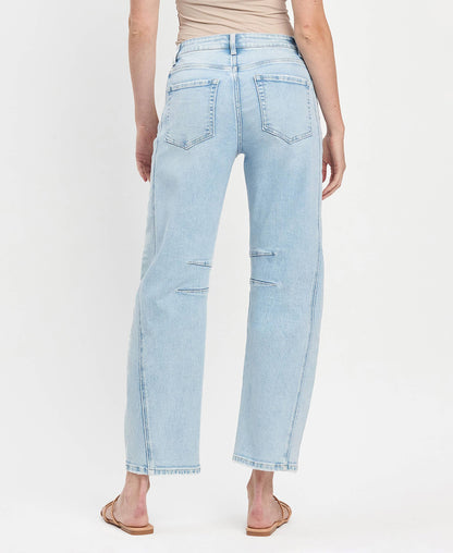 The Molly High Rise Barrel Jean