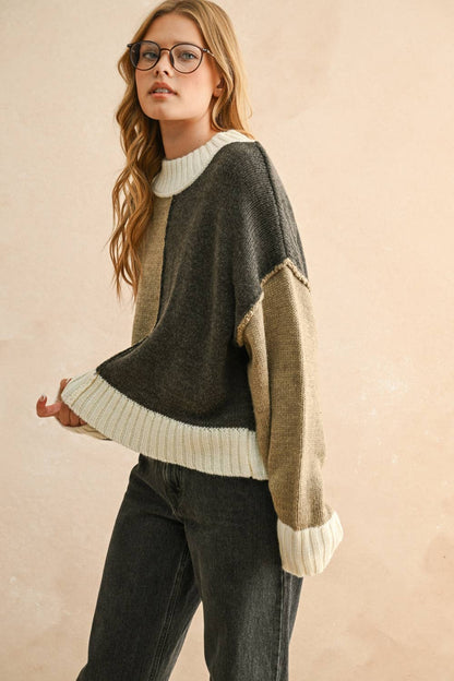 The Color Block Sweater