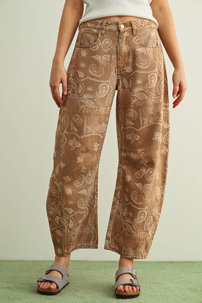 The Harper Paisley Pants