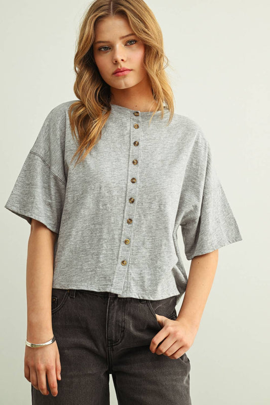 The Lynleigh Grey Tee