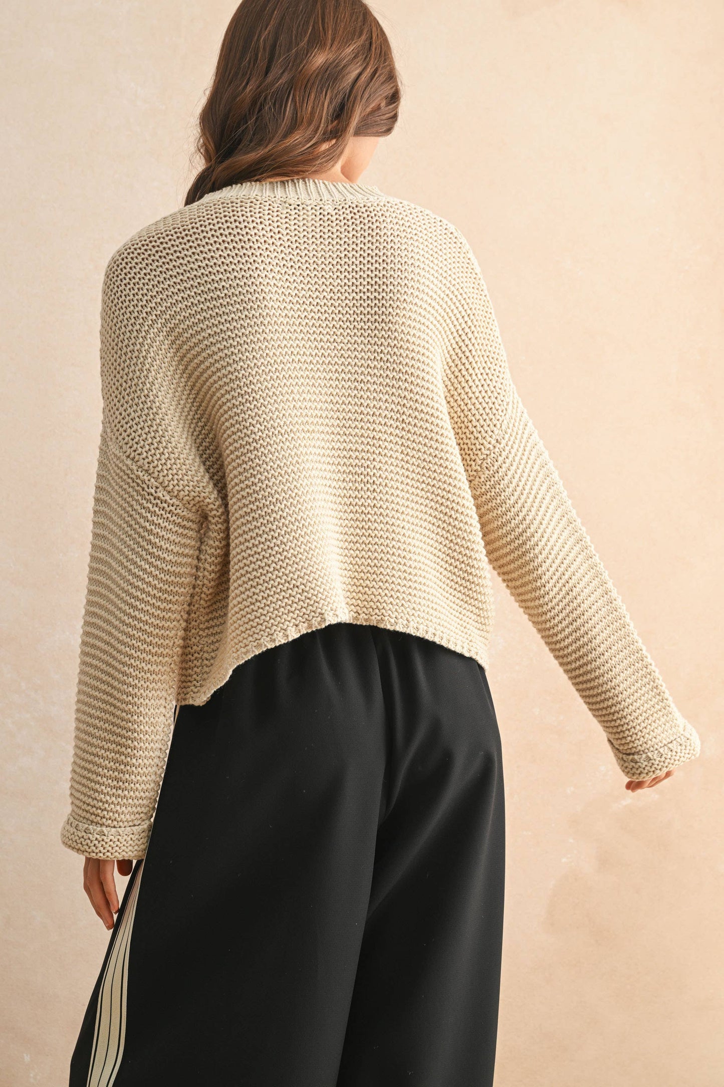 The Poppy Sweater- Ivory