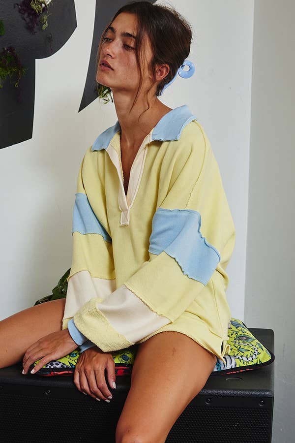 The Colorblock Pullover