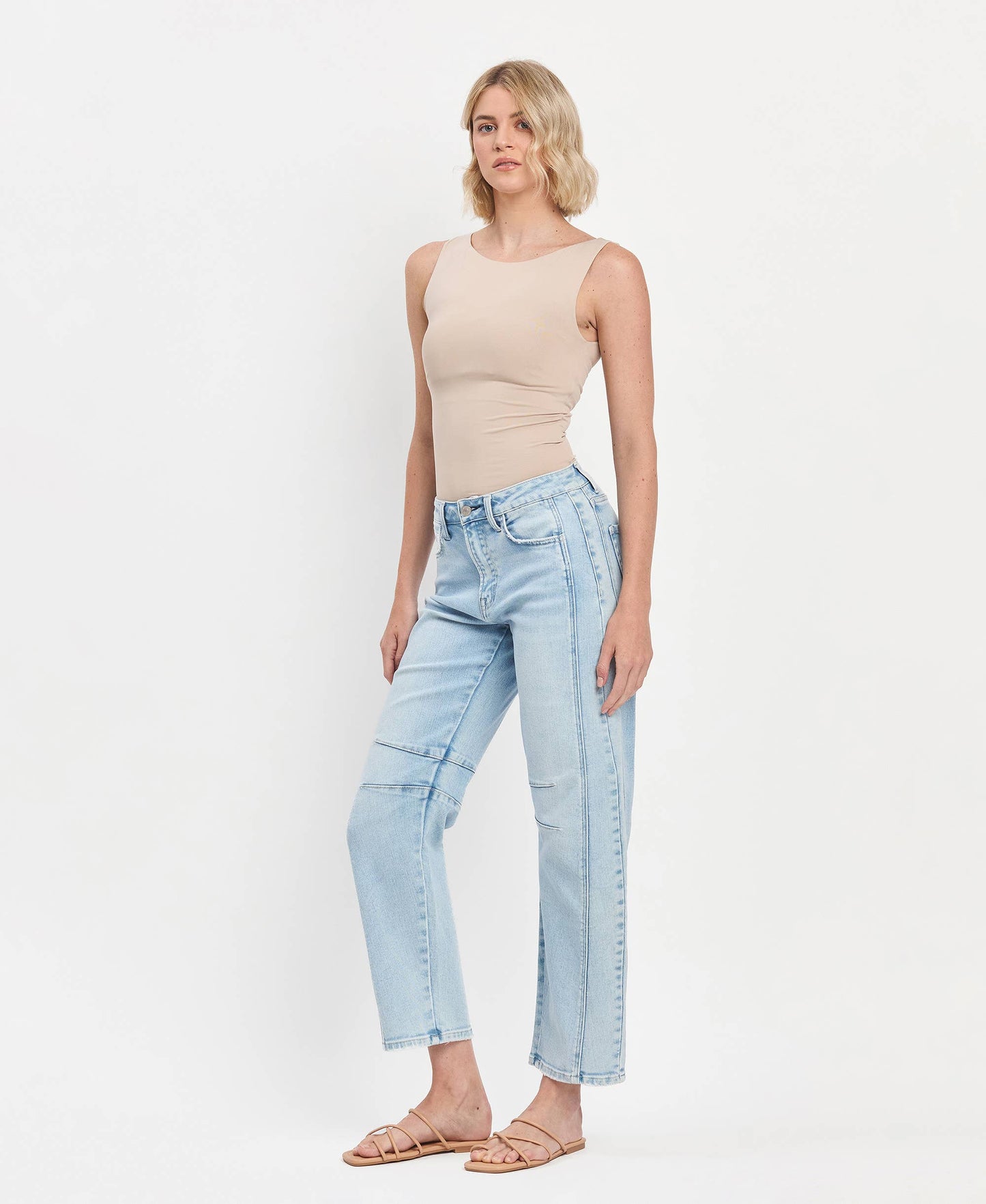 The Molly High Rise Barrel Jean