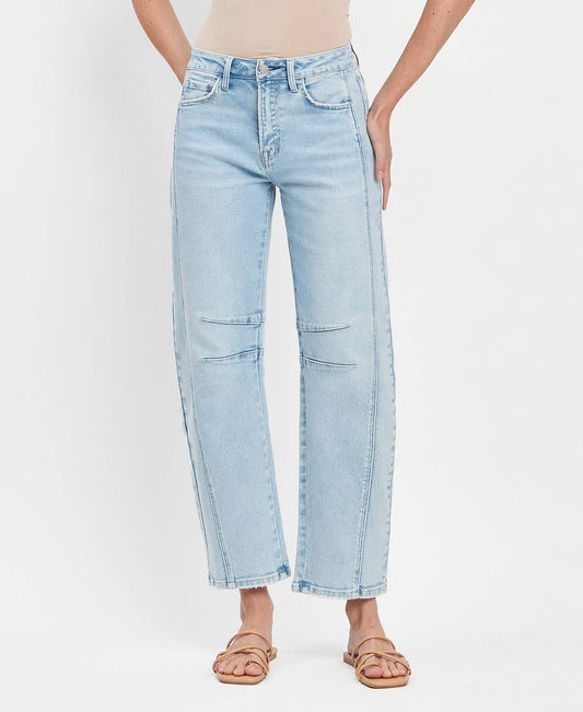 The Molly High Rise Barrel Jean