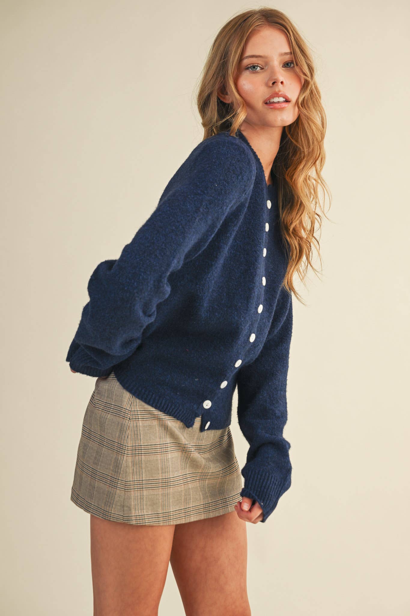 Midnight Blue Sweater Cardigan