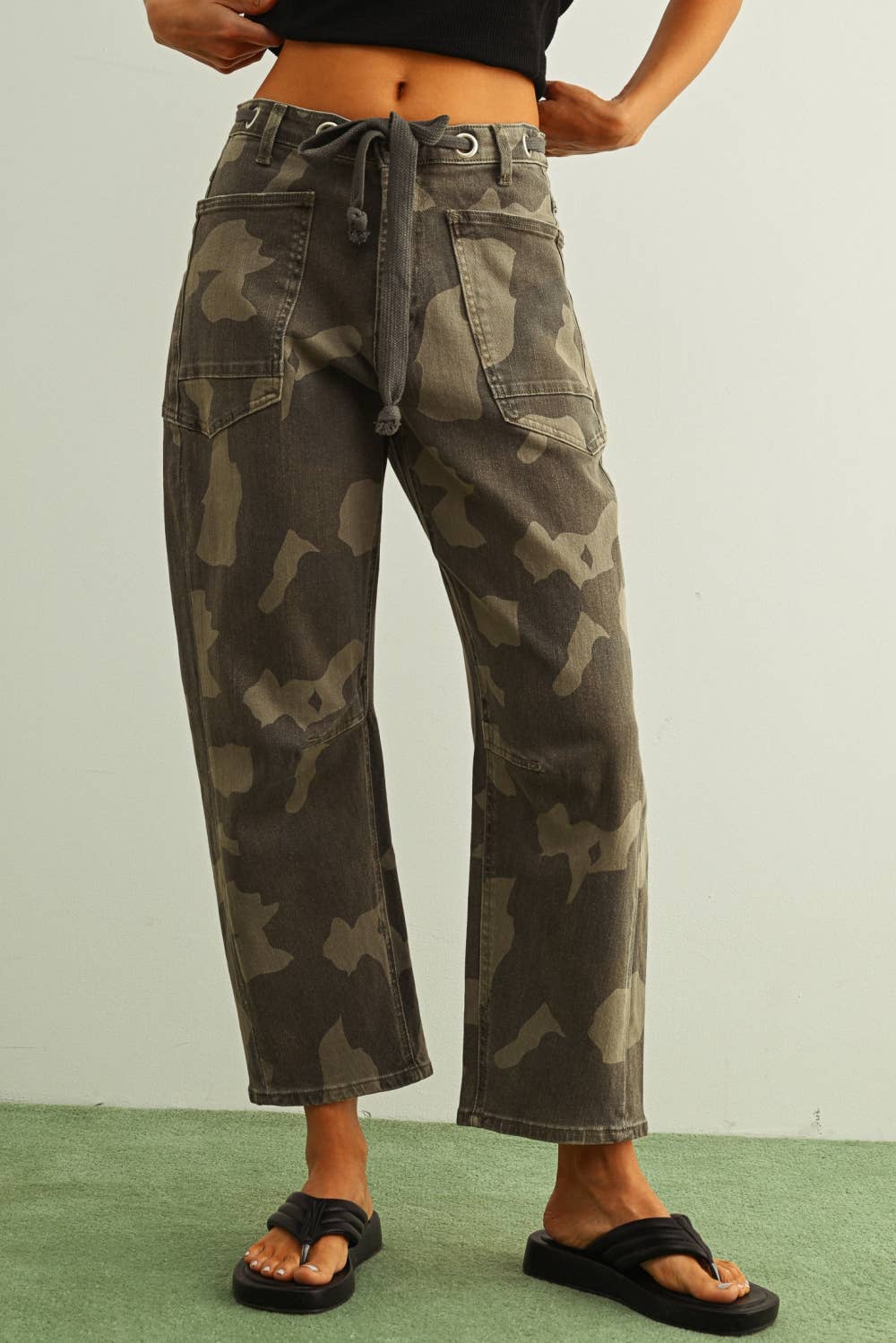 Camouflage Barrel Pants