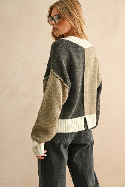 The Color Block Sweater