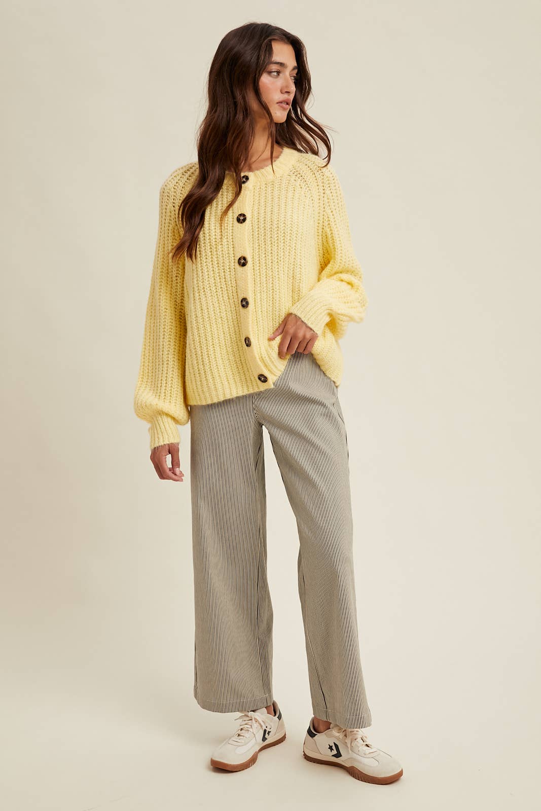 The Lemon Yellow Cardigan