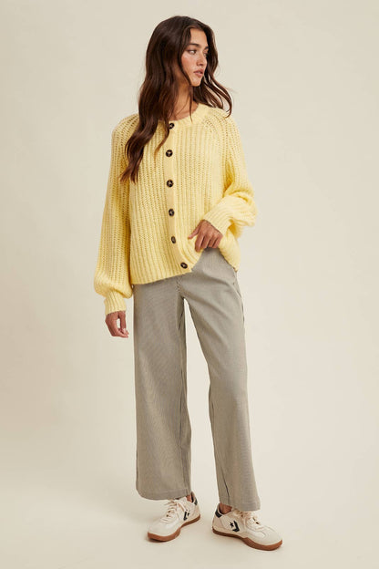 The Lemon Yellow Cardigan