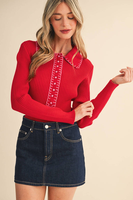 The Luna Sweater Top