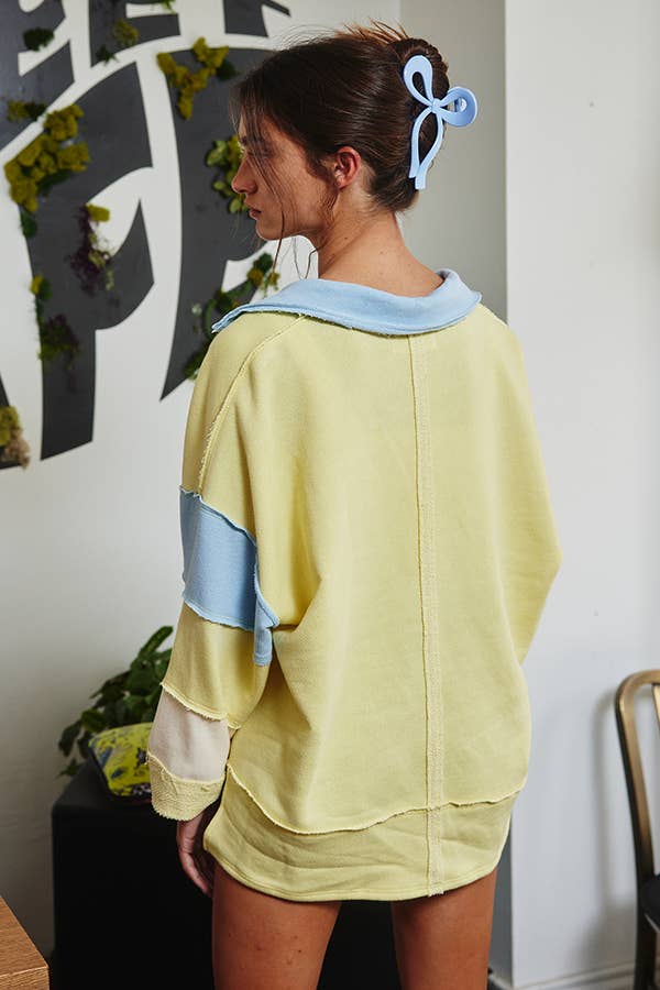 The Colorblock Pullover