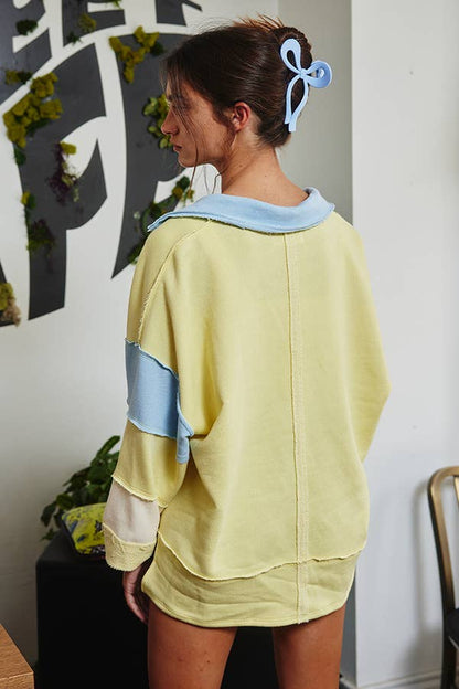 The Colorblock Pullover