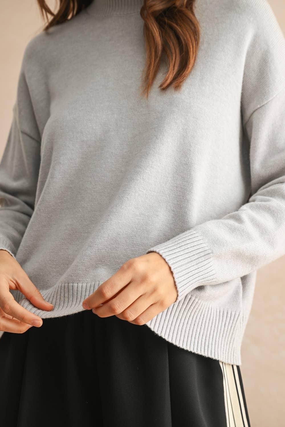 The Heather Grey Sweater