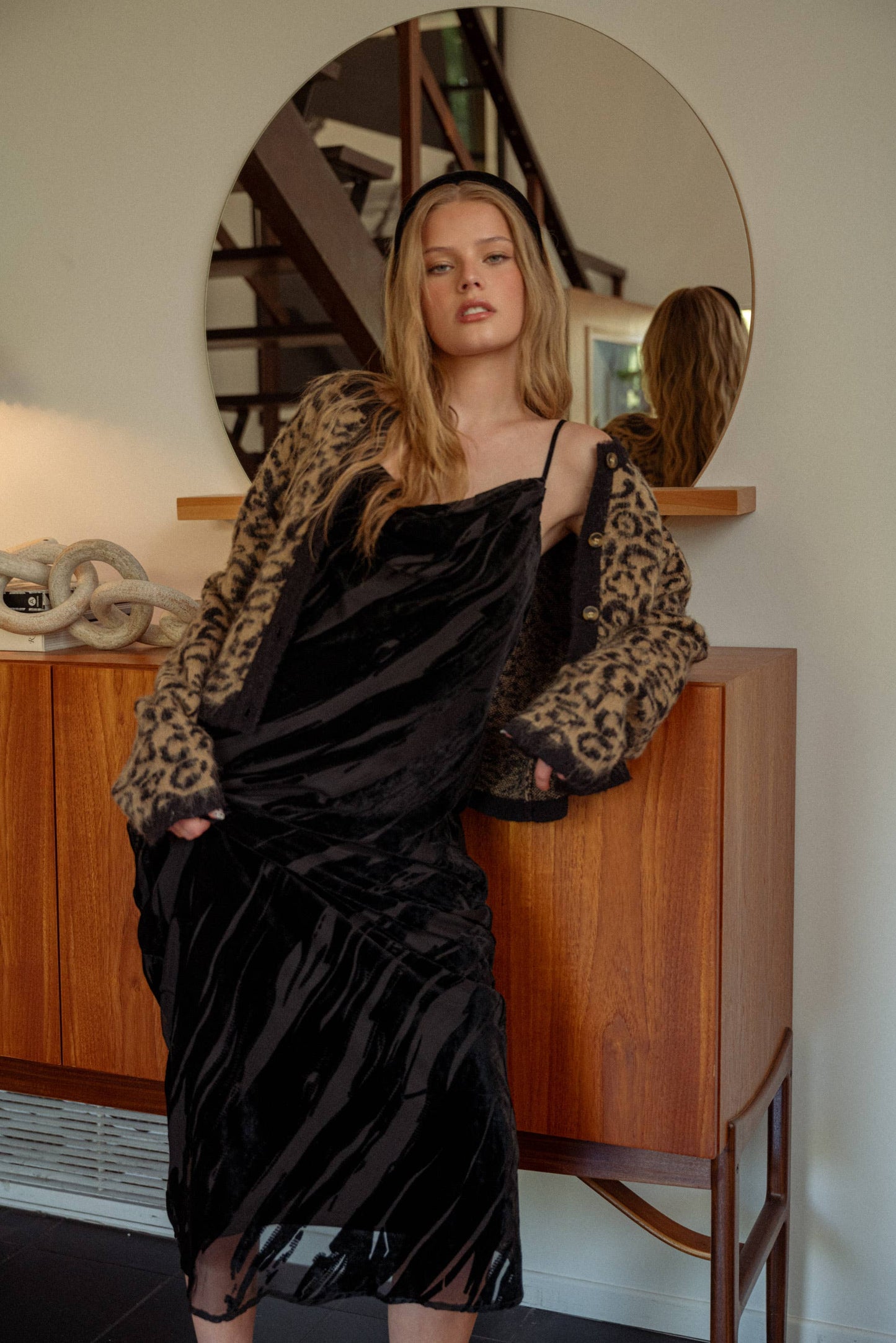 Leopard Sweater Cardigan