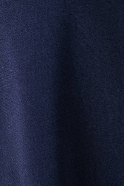 Navy Blue Collared Tee